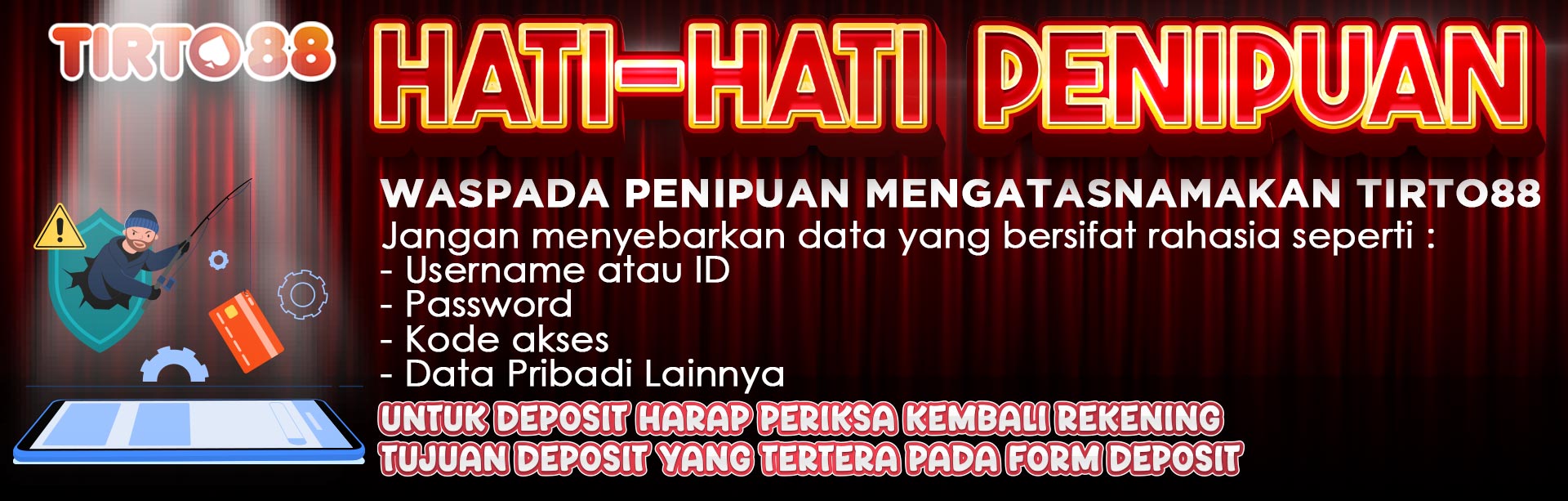 WASPADA PENIPUAN