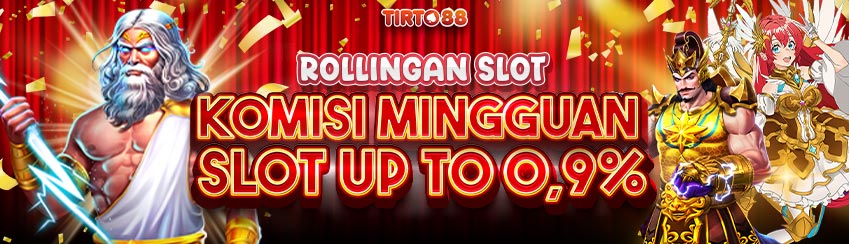 ROLLINGAN SLOT WEEKLY UP TO 0,9%